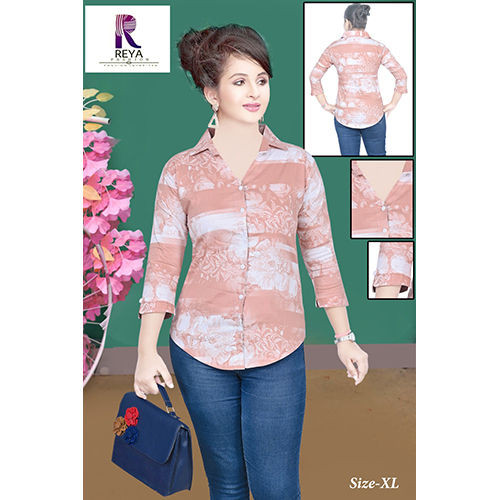 Ladies Printed Casual Shirt