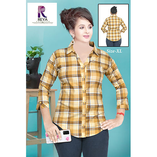 Ladies Checked Shirt