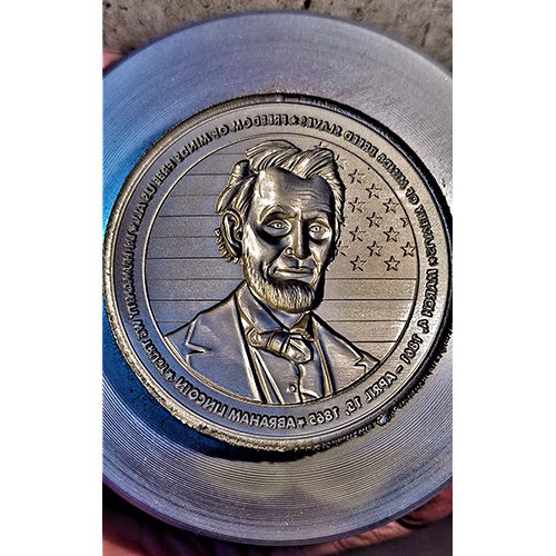 Steel Face Silver Coin Die Engraving