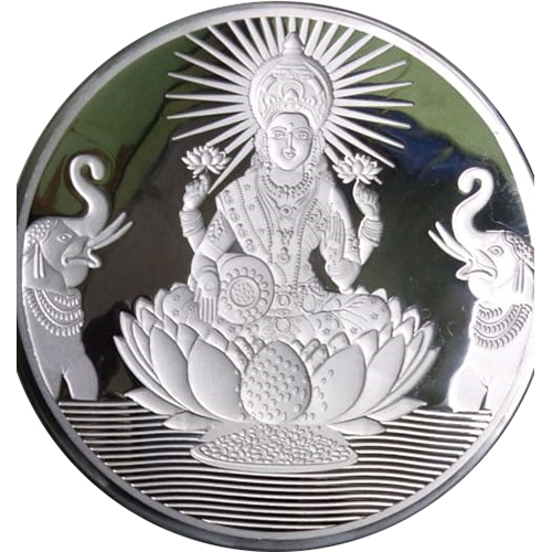Steel Silver Coin Laxmiji Die Engraving