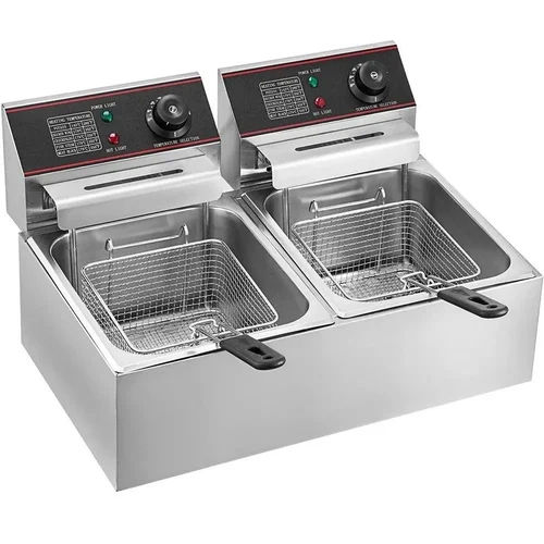 Metal Double Deep Fat Fryer