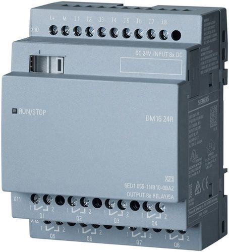 SIEMENS LOGO DM16 24R Exp mod 4 MW 8DI8DO 6ED10551NB100BA2