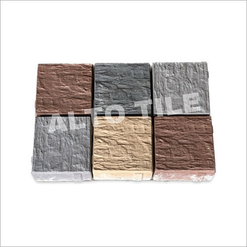 Multicolour 4 By 4 Rustic Finish Paver Block