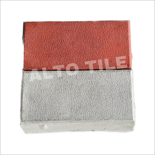 Bricks Matte Finish Paver Block - Color: Grey And Red