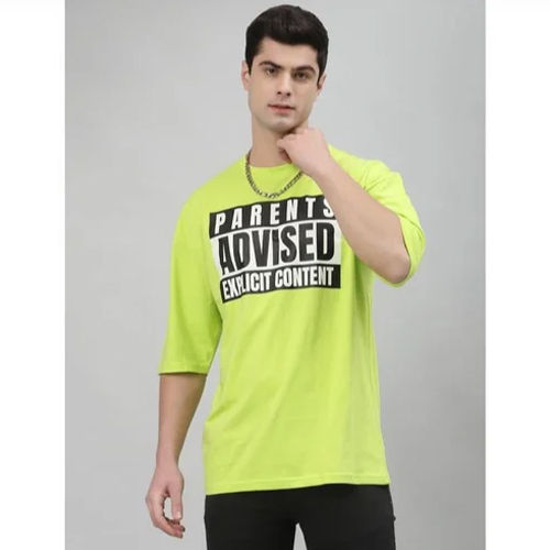 Men Cotton Oversized T-Shirt Age Group: Adult