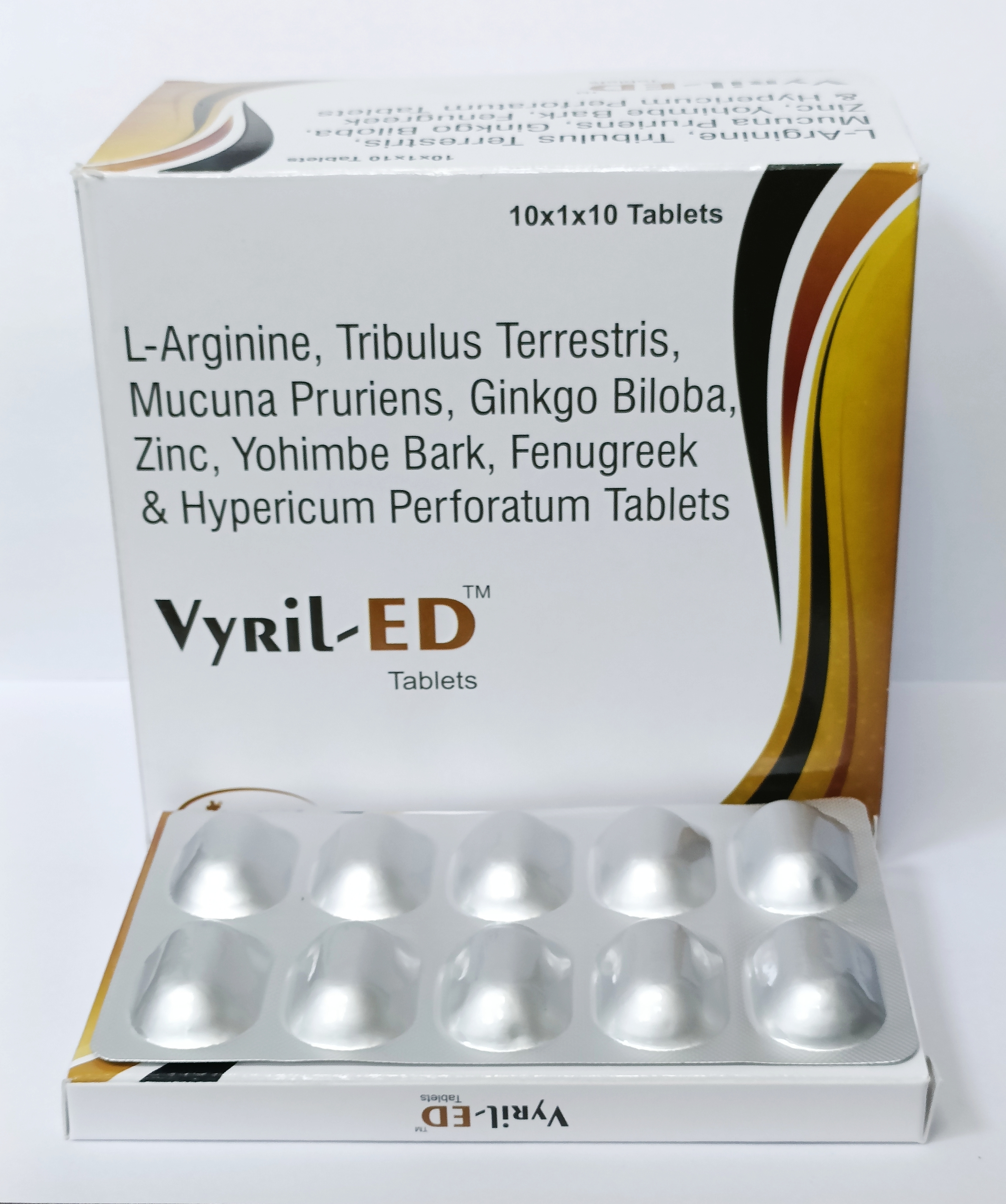 Tribulus Terrestris Mucuna Pruriens Yohimbe Bark Fenugreek and Hypericum Perforatum Tablets