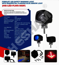 Forklift Led Safety Warning Light With Sequential Flashing Blue Arrow Light T - Input Voltage: 18 Watt (w)