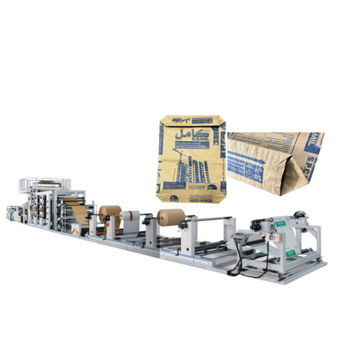 4 Layers Cement Paper Bag Machine Roll Grain Feeding Sack Paper Bag Making Machine