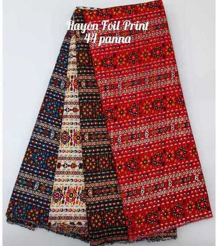 RAYON FOIL PRINT
