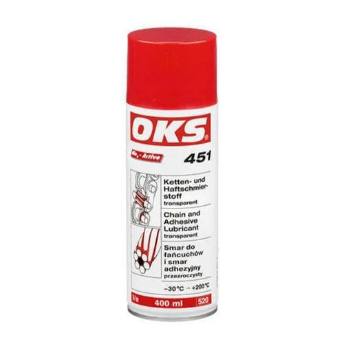 O K S 451 Chain And Adhesive Lubricant, Transparent Spray