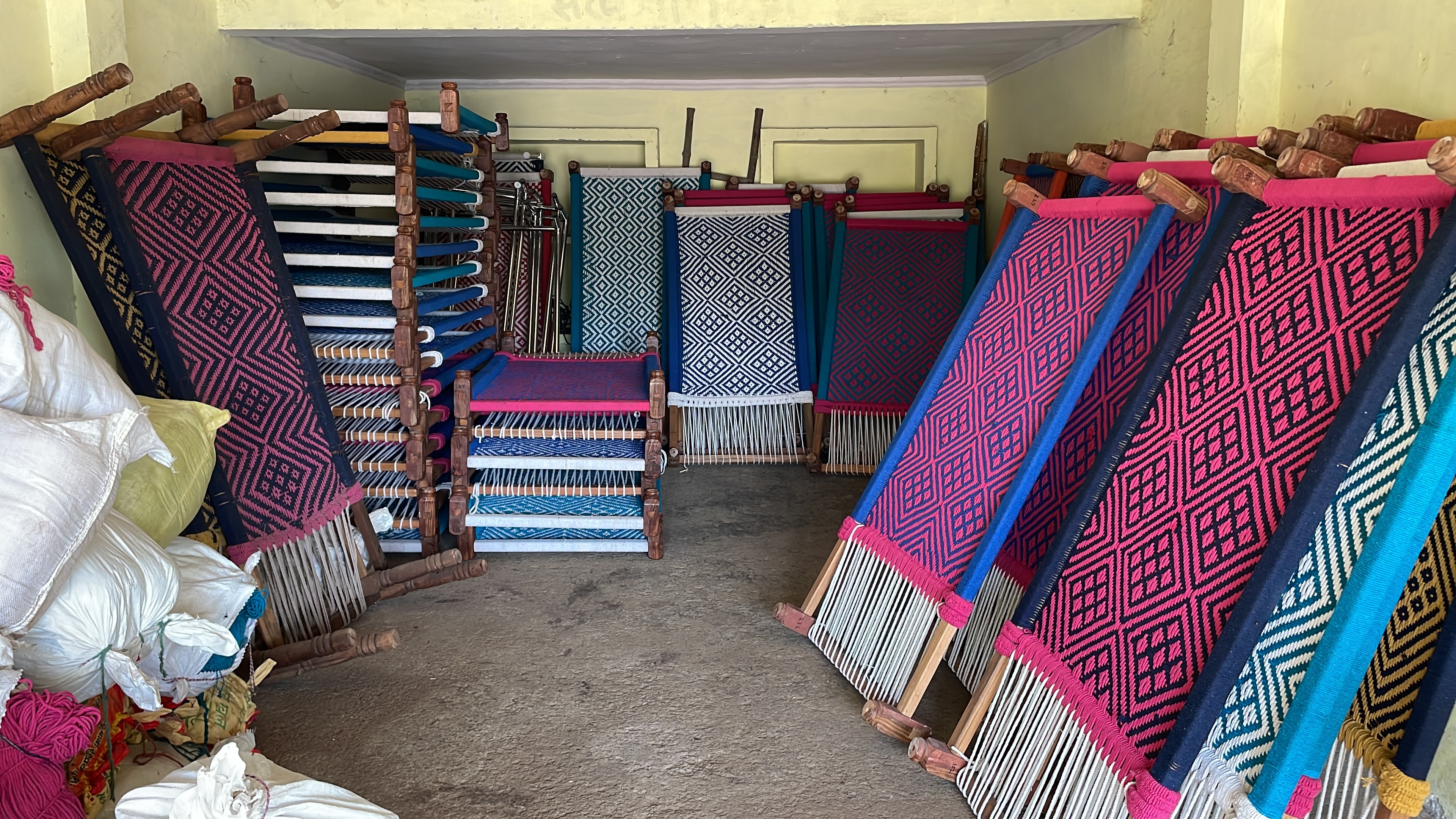 multicoured charpai for export