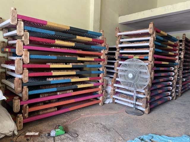 multicoured charpai for export