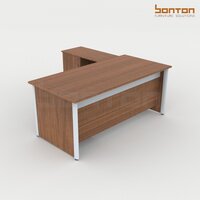 Office Table with Side Unit