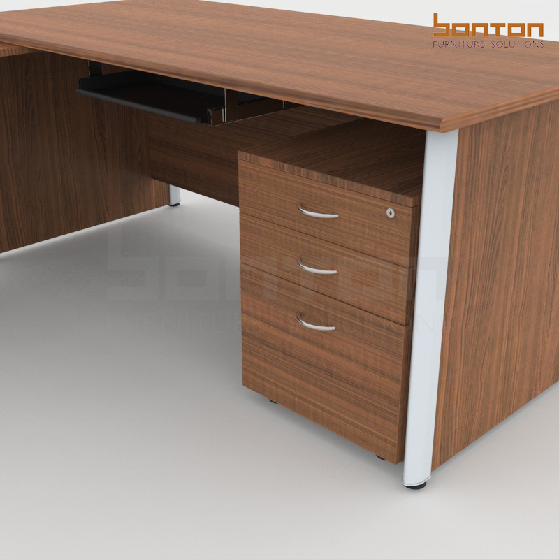 Office Table with Side Unit