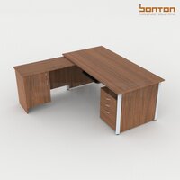 Office Table with Side Unit