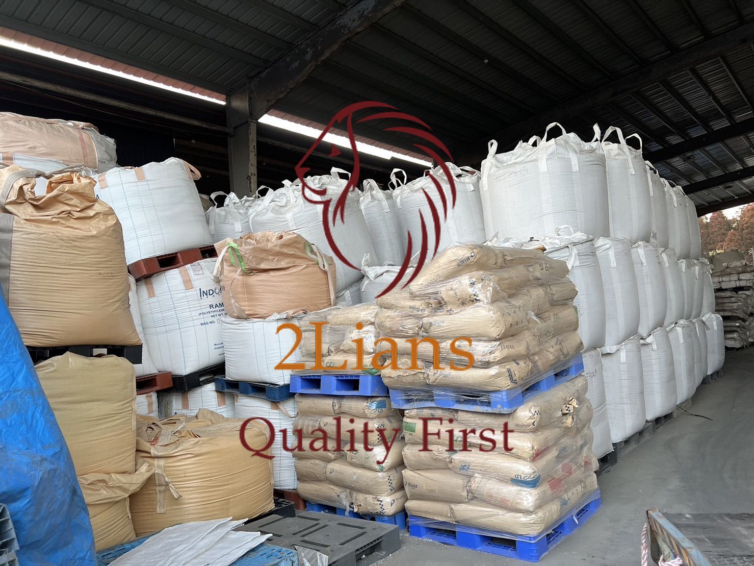 LLDPE film on bales