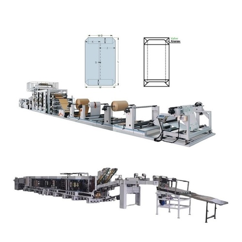 Tuber Machine Bottomer Machine High Speed Automatic Product Line Kraft Paper Cement Bag