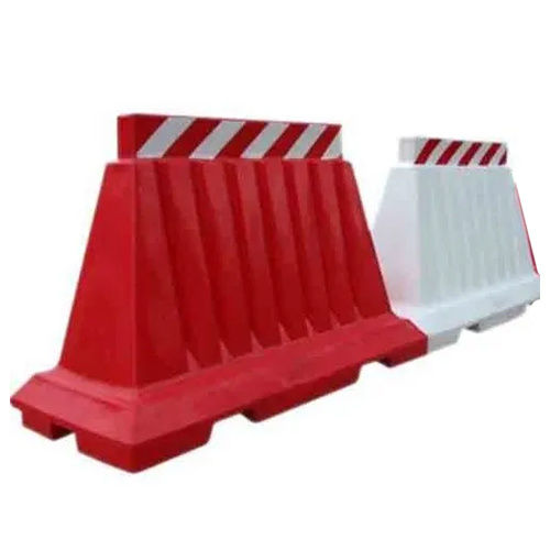 Multicolor Plastic Road Barrier