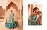 Heavy Designer Georgette Gowns with Embroidery
