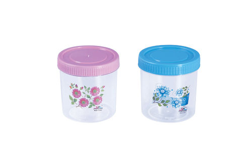 Household Container Euro 250 ml Plain Set of 6pcs