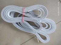 Revolt Rv 400 Metal Wire Belt - Color: White