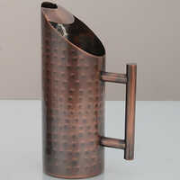Copper Pearl Jug - Copper-Stainless Steel, Various Sizes Available, Matte-Glossy Finish, Elegant Elongate Shape, Distinctive Pearl-Like Texture