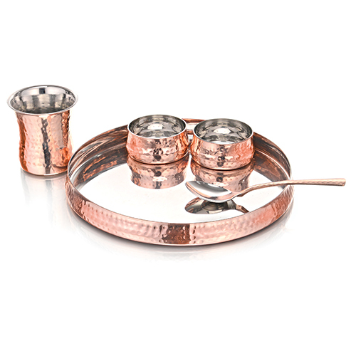 Copper Thali  Set