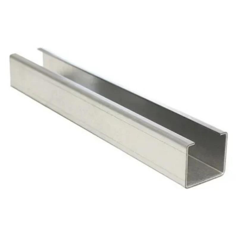 Stainless Steel Channel - SS304 Grade, Silver Finish | Ideal for Construction Applications