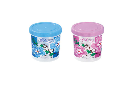 Household Container Euro 200 ml Printed Set of 6pcs