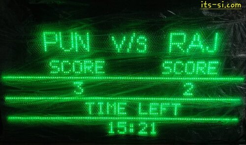 Led Score Board Green - Application: Industrial & Commercial
