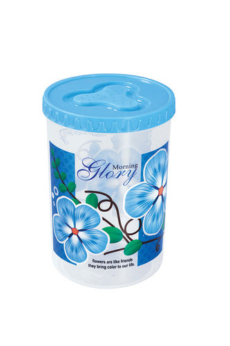 Household Container Euro 2000 Ml Printed Set Of 3pcs