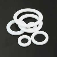 White Ptfe Washer Size: Customized