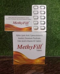 Methylcobalmine alpha lipioic acid inositol chromium folic acid vitamin D3 tablets