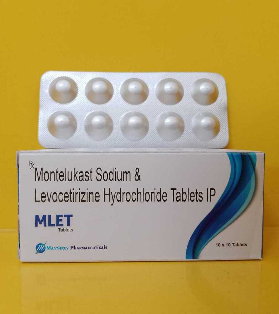 Montelukast 10mg levocetrizine sodium dihydrochloride 5mg tablets
