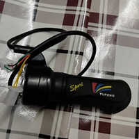 E-Rickshaw Single Throttle - High-Quality Plastic, Easy Installation, Sleek Black Color | Durable Design, One-Year Warranty