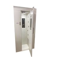 Air Shower Lab - Ss 304 1mm Thick Matt Finished Door System | Hepa Filter 99.999% Efficiency, Adjustable Nozzle, Double Shaft Blower, Clear Glass Panels