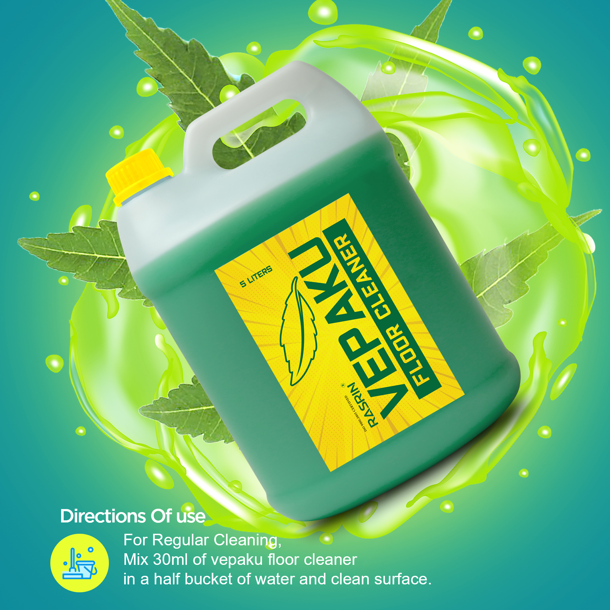 VEPAKU FLOOR CLEANER 5LT