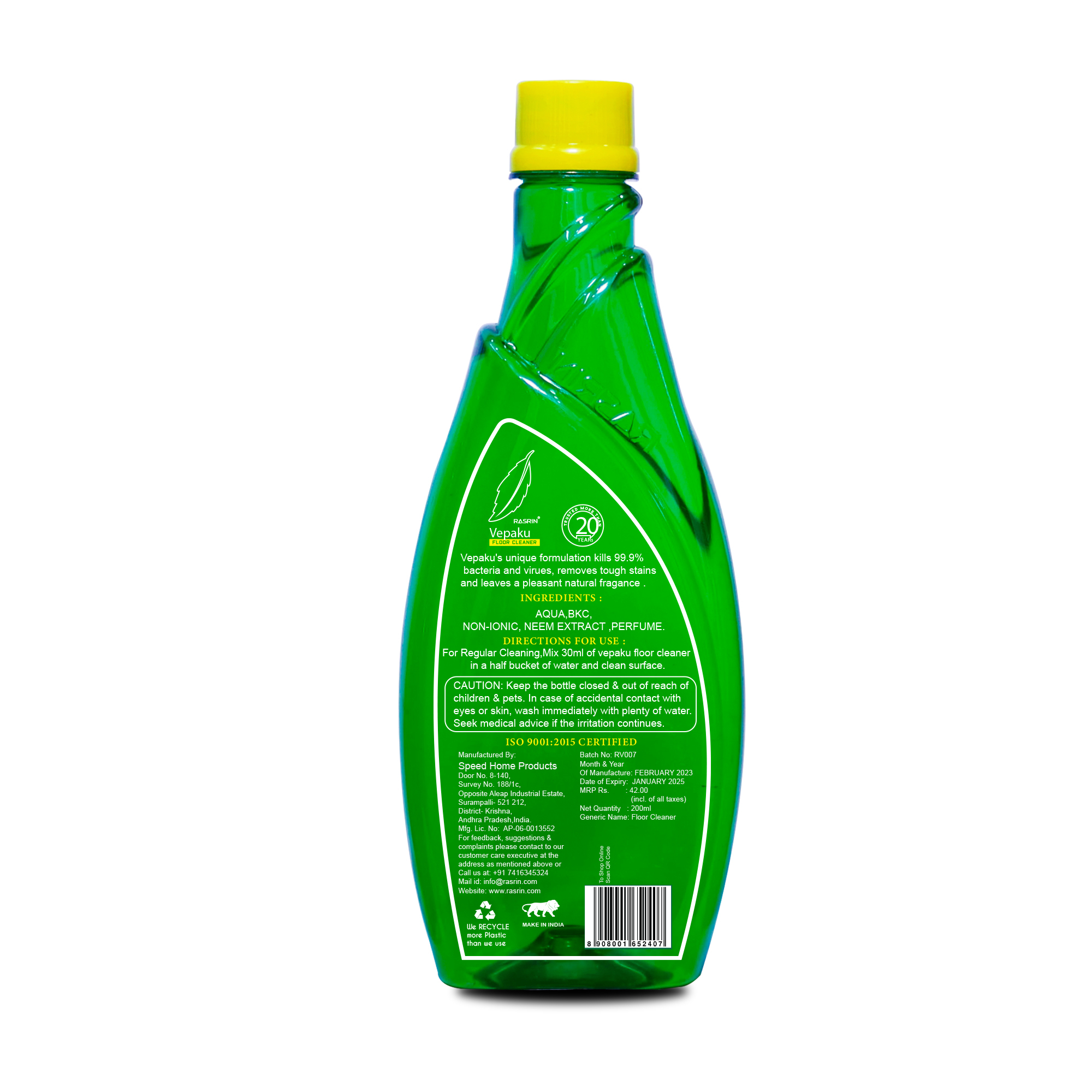 VEPAKU FLOOR CLEANER 500ML
