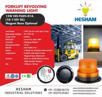 Forklift Led Power Revolving Warning Light - Input Voltage: 10-110 Dc Volt (v)