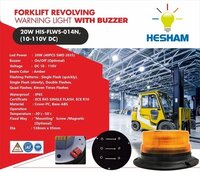 Forklift Revolving Warning Light With  Buzzer (his-flws-014n) - Dimension (l*w*h): 130 X 95 Millimeter (mm)