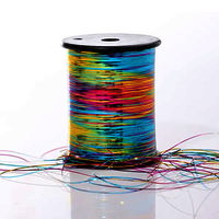 M Type 100% Metallic Yarn Bling Metallic Yarn Colorful Metallic Thread