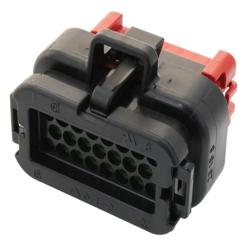 23 Pin Female Ecu Connector - Color: Black-Orange