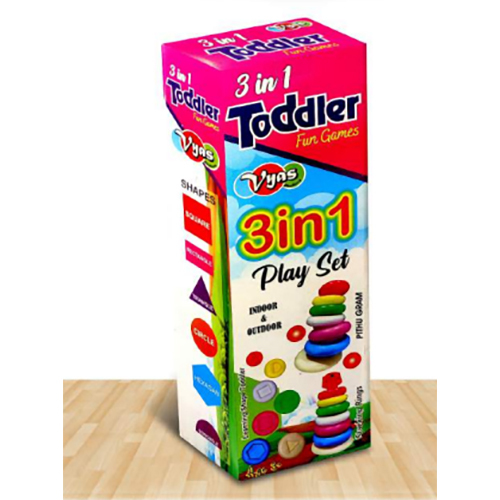 3 In 1 Play Set Designed For: Children