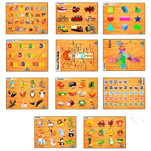 Wooden Puzzle Mix