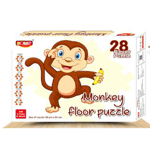 Monkey Floor Puzzle Designed For: Children