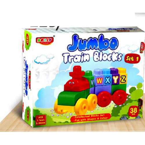 Jumbo Train Blocks