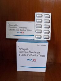 Amoxycilin  Potassium Clavulanate  Tablets - Drug Type: General Medicines