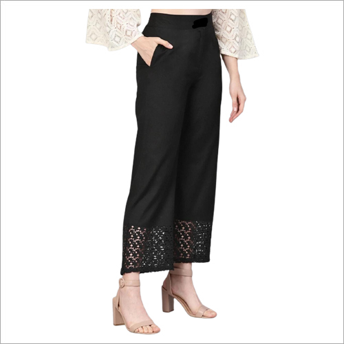 Ladies Black Plazo