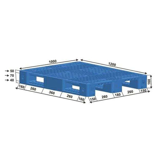 Blue Swk 003 Mw With Steel Bones Plastic Pallets