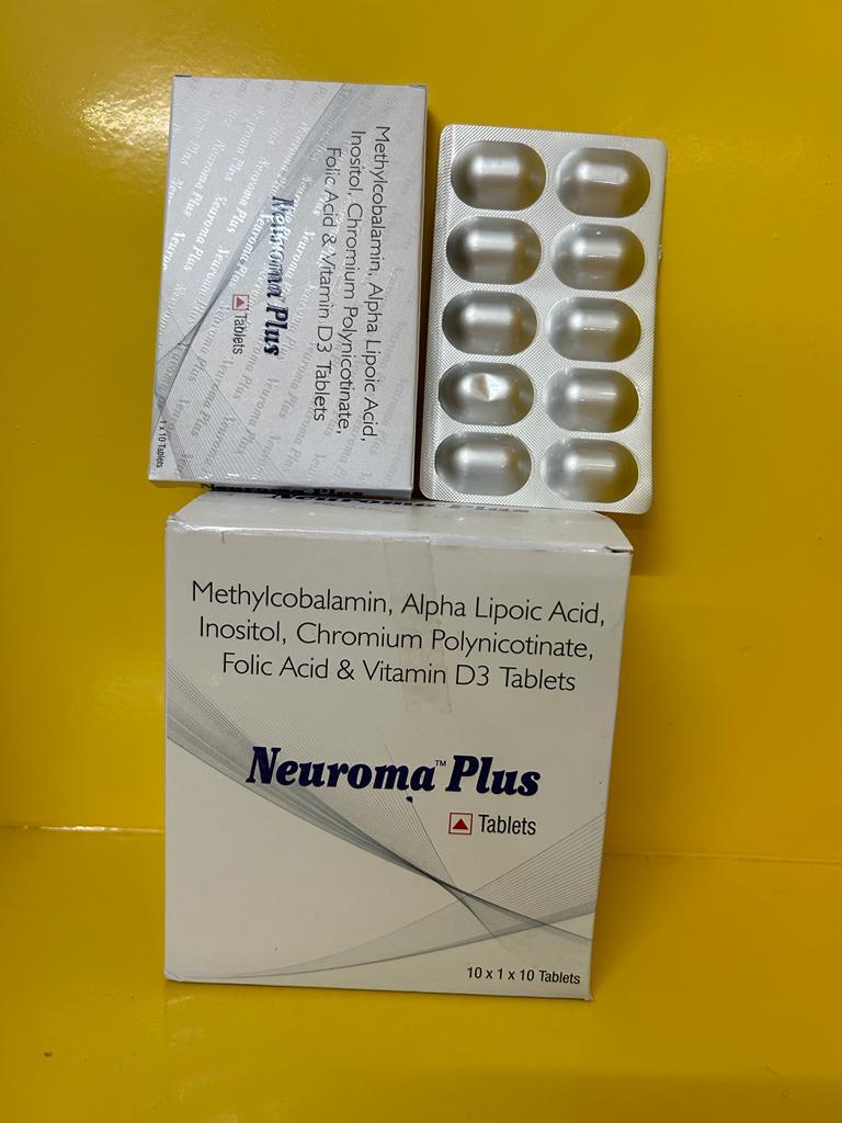 Methylcobalamin1500mcg Alpha Lipoic Acid 100mg Inositol 100mg Chromium Polynicotinate Folic Acid Vitamin D3Tablets